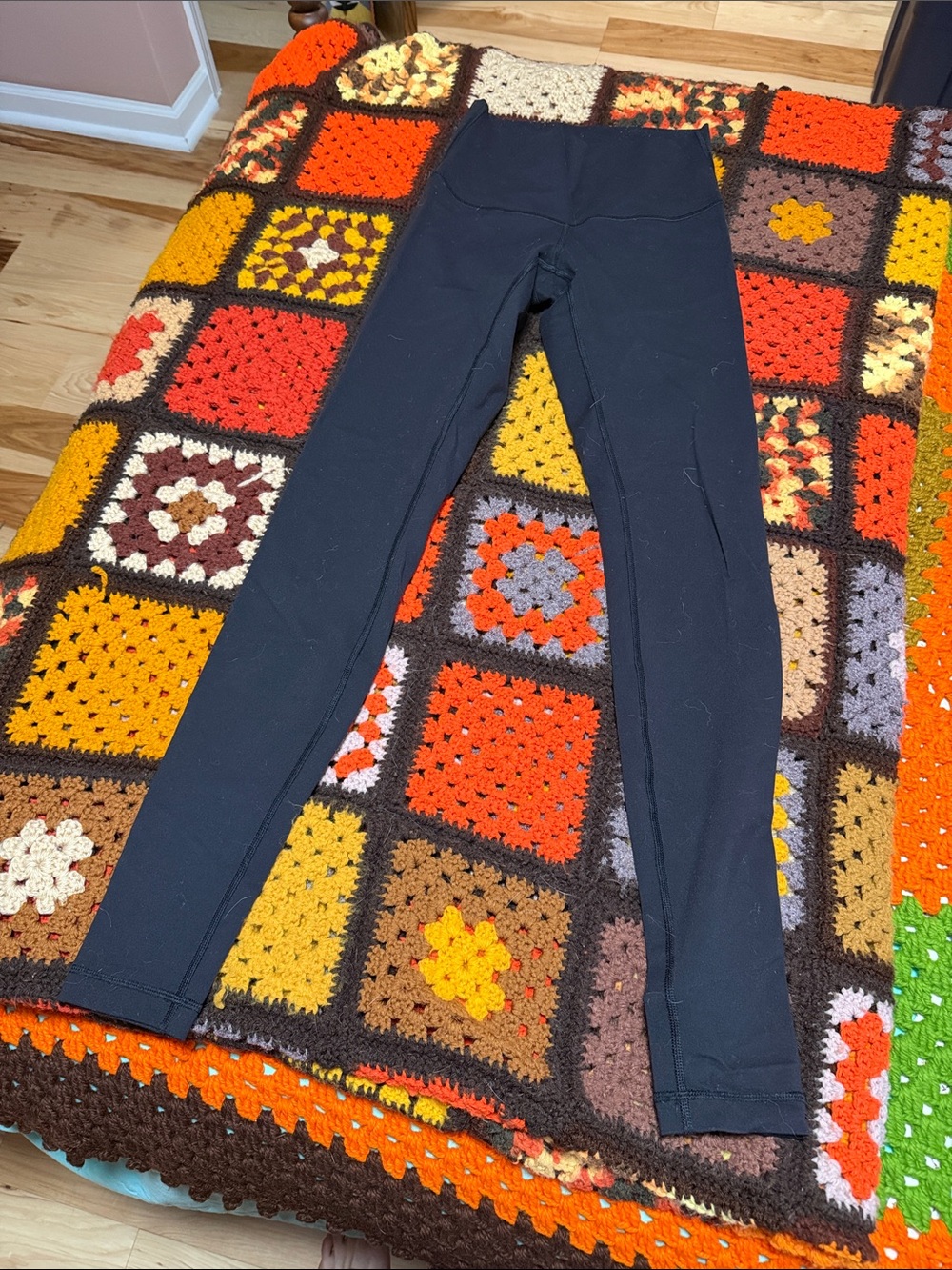 Lululemon Black High-Waist Workout Leggings